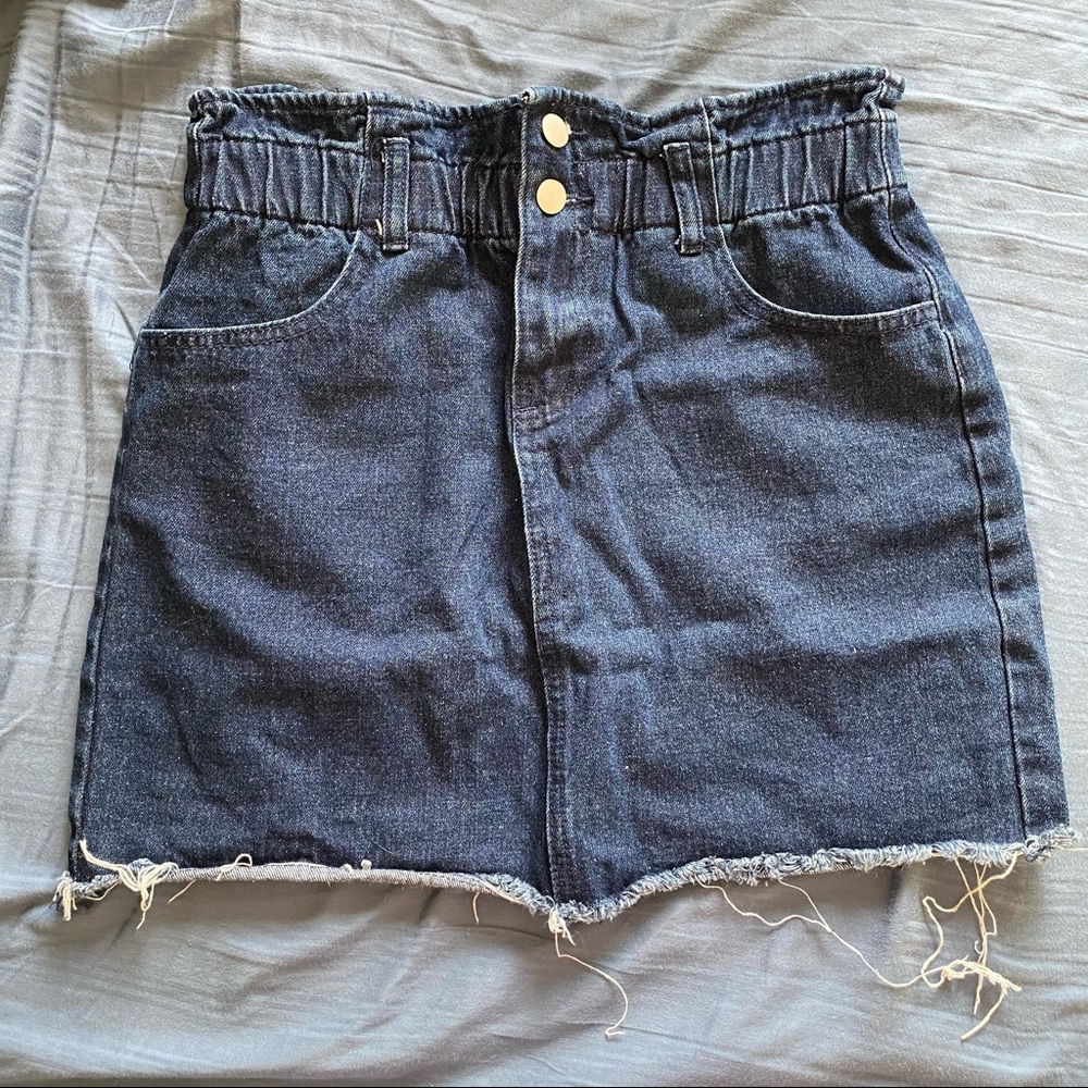 Boohoo Mini Denim Skirt